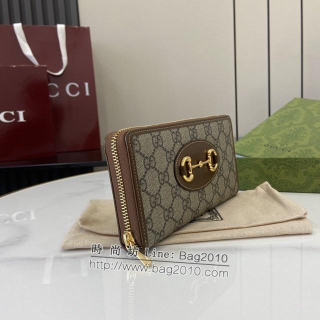 Gucci專櫃古馳最新款男女款拉鏈長夾錢包錢夾 jh2184款號:  621889